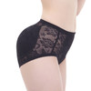 Lace Mid-waist Full Buttocks Fake Buttocks Beautiful Buttocks Panties, Size: XXXXL(Black)