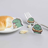 2 Sets DIY Cute Cartoon Little Green Dinosaur Stickers Diary Decoration