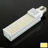 E27 11W 1620LM LED Transverse Light Bulb, 44 LED SMD 5050, Warm White Light, AC 85-220V