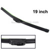 19 inch Car Universal Windshield Wiper Blade(Black)