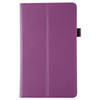 Litchi Texture Horizontal Flip Leather Case with Holder for Galaxy Tab A8.0 T290(Purple)