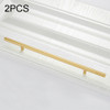 2 PCS 9001A-224 Simple Furniture Cabinet Handle Aluminum Profile Round Handle (Gold)