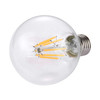 G80 E27 8W Transparent Retro Warm White LED Filament Light, 580 LM 2200K Energy Saving Bulb, AC 220V