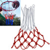 Bold Edition Polyester Rope Basketball Frame Net (White Red)