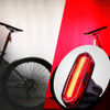 AQY-096 IPX4 Detachable USB Rechargeable Dual Color LED Bike Taillight (White & Red)