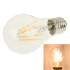 E27 6W 600LM Globe Bulb Lamp, 6 Filament COB LED, 2600-3300K Warm White Light , AC 85-265V
