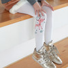 Spring and Autumn Children Cotton Cartoon Fashion Pantyhose, Color:Deer White(M )