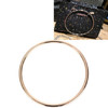 2 Pairs Metal Round Bag Handbag Frame Bag Accessories(Gold A Pair)