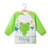 Children Waterproof Bib Long Sleeve Apron Smock, Size:M(Frog Green)