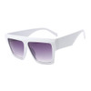 Women Oversized Square Frame Sunglasses Gradient Shades Sun Glasses(C2)