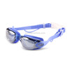 YJ003 Electroplating HD Anti-fog Swimming Glasses Waterproof Diving Equipment for Man and Women(Blue)