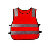 Safety Kids Reflective Stripes Clothing Children Reflective Vest(Red)