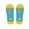 3 Pairs Summer Happy Fruit Fashion Sailboat Socks, Size:EUR 39-44(Banana)