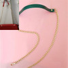 Women Bag PU Leather Chain Long Shoulder Strap Bag Accessories(Green)