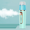 Portable Mini Moisturizing Sprayer Rechargeable Beauty Disinfectant Humidifier Automatic Alcohol Sprayer(Green+Gold)