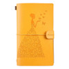 BSD020  Pretty Butterfly Lady Vintage Travelers Notebook Diary Notepad PU Leather Literature Journal Planners School Stationery(Yellow)