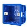 10 PCS Cassette PVC Flame Retardant Splicing Bottom Box Switch Socket Universal Box Random Color Delivery