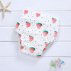 Baby Cotton Washable Four-layer Gauze Diaper, Suitable Height:110 Yards(Strawberry)