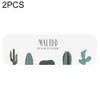 2 PCS Washstand Diatom Mud Soap Pad Bathroom Toothbrush Beard Knife Absorbent Quick-drying Pad(Cactus)