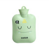 2 PCS Fashion Creative PVC Hot Water Bottle Portable Hand Warmer(Green)