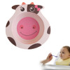 Cute Cartoon Children Environmental Protection Bamboo Fiber Tableware Baby Complementary Food Bowl(Cow)