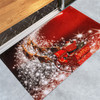 Christmas Pattern Household Non-slip Floor Mats for Home Decoration, Size:40x60cm(Christmas Deer Carriage)