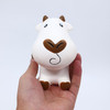 Creative Cute Cow Tidy Slow Rebound Decompression Venting Artifact(White)
