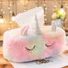 Plush Fabric Rainbow Unicorn Tissue Box(Rectangular)