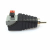 20 PCS RCA Lotus Audio Connector Press Type RCA Male Head Solder-free AV Lotus Head Button(Black)