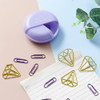2 PCS Creative Cute Cartoon Paper Clip Colorful Girl Clothes Hanging Paper Clip Hanger Paper Clip(Macaron purple)