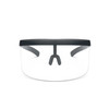 Large Frame Full Protection Outdoor Boy & Girl Sunglasses UV-proof Baby Sunglasses, Frame color: Black Frame Transparent Film