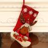 Christmas Socks Gift Bags Christmas Gifts Candy Socks Ornaments(C748 Elk)