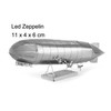 3 PCS 3D Metal Assembly Model DIY Puzzle, Style: Zeppelin