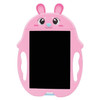 9 inch Children Cartoon Handwriting Board LCD Electronic Writing Board, Specification:Color  Screen(Pink Rabbit)