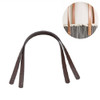 3 PCS 60cm Straight Rivet PU Crossbody Bag Strap Bag Accessories(Brown)