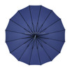 All-weather Umbrella With 16 Bones Enlarged By A Long Handle Straight Pole Umbrella(Blue)