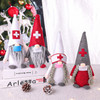 2 PCS Christmas Decorations Doctors And Nurses Faceless Doll Ornaments Christmas Doll Gifts(White Male )