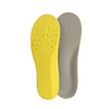 Shock Absorption Thickening Slow Rebound Soft and Comfortable Wicking Insole, Size:L(Yellow Bottom Suede Gray)