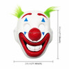 2 PCS Halloween Horror Props Wig Clown Mask