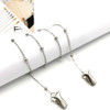 4 PCS Clip Style Mask Lanyard Chain Glasses Anti-Lost Decorative Rope, Style:Bead Chain(White K)