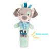 Cartoon Animal Hand Bell Rattle Interactive Toy Child Comfort Hand Grabbing Soft Plush Baby Toy(Dog)