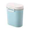 Baby Portable Milk Powder Box Food Container Storage Feeding Box Children Food PP Box, Size:Large12.5 × 9.5 × 15cm(Blue )