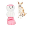 Automatic Pet Feeder Cat and Dog Large-capacity Drinking Fountain, Style:Feeder(Pink)