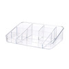 Plastic Multifunctional Dresser Cosmetics Shelf Storage Box(Gray)