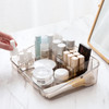 Plastic Multifunctional Dresser Cosmetics Shelf Storage Box(Coffee)