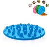 Pet Cat and Dog Jungle Silicone Anti-choke Food Bowl, Size:24x18cm(Blue)