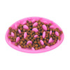 Pet Cat and Dog Jungle Silicone Anti-choke Food Bowl, Size:30.5x22.5cm(Pink)