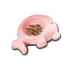 Pet Bowl Multicolor Cartoon Fish Mouth Type Dogs and Cats Durable Non-slip Anti-fall Food Utensils Pet Supplies(Pink)
