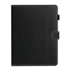 For 7 inch Universal Solid Color Horizontal Flip Leather Case with Card Slots & Holder & Pen Slot(Black)