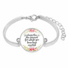 10 PCS Fashion Bible Scriptures Glass Dome Bracelet(009-14)